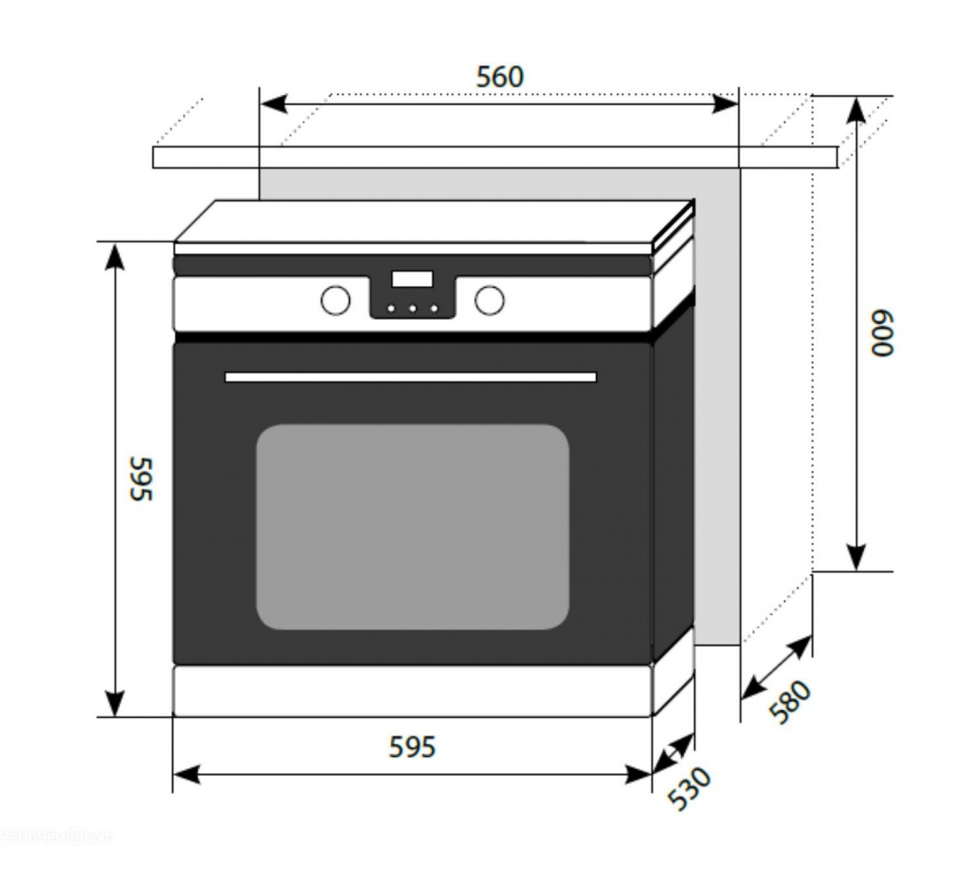 Zanussi zob 335 x духовой шкаф